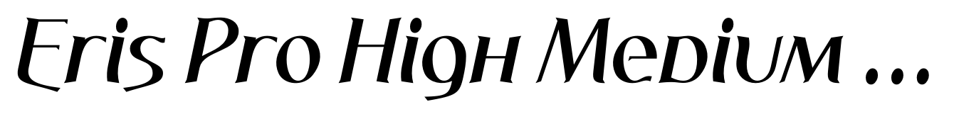 Eris Pro High Medium Italic